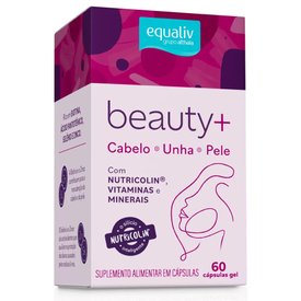 EQUALIV BEAUTY+ CABELO, UNHA E PELE 60 CÁPSULAS GEL