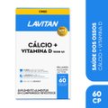 SUPLEMENTO ALIMENTAR LAVITAN CÁLCIO + VITAMINA D 1000 UI COM 60 COMPRIMIDOS