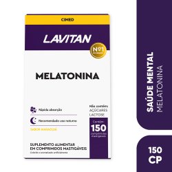 Melatonina Lavitan Maracujá 150 Comprimidos Mastigáveis