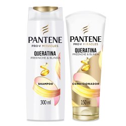Kit Pantene Pro-v Queratina Shampoo 300ml + Condicionador 150ml
