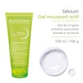 GEL DE LIMPEZA FACIAL BIODERMA ANTIACNE SÉBIUM GEL MOUSSANT ACTIF 100ML