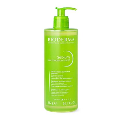 GEL DE LIMPEZA FACIAL PURIFICANTE INTENSIVO BIODERMA SÉBIUM GEL MOUSSANT ACTIF 500ML