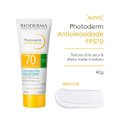 PROTETOR SOLAR FACIAL BIODERMA ANTIOLEOSIDADE PHOTODERM FPS70 NEUTRO 40G