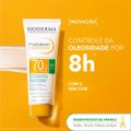 PROTETOR SOLAR FACIAL BIODERMA PHOTODERM ANTIOLEOSIDADE 1.0 MUITO CLARO FPS70 40G