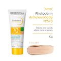 PROTETOR SOLAR FACIAL BIODERMA PHOTODERM ANTIOLEOSIDADE 2.0 CLARO FPS70 40G