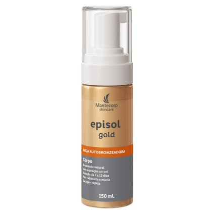 ÁGUA AUTOBRONZEADORA EPISOL GOLD 150ML