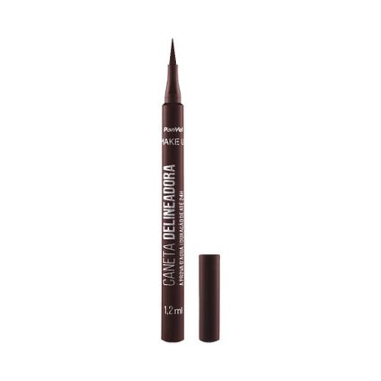 CANETA DELINEADORA PANVEL MAKE UP MARROM 1,2ML