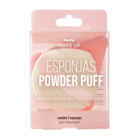 CONJUNTO ESPONJA POWDER PUFF PANVEL MAKE UP 2 UNIDADES