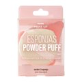 Kit Panvel Espelho Dobrável Para Maquiagem Make Up + Espátula E Placa Em Aço Inox Para Maquiagem+ Conjunto Esponja Powder Puff 2 Unidades