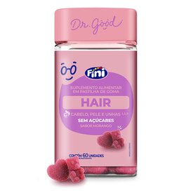 DR.GOOD HAIR FINI SABOR MORANGO 60 UNIDADES