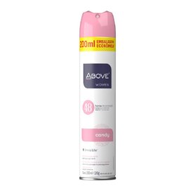 DESODORANTE AEROSSOL ABOVE INVISIBLE CANDY 200ML