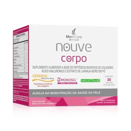 SUPLEMENTO ALIMENTAR NOUVE CORPO SABOR FRAMBOESA 30 SACHÊS