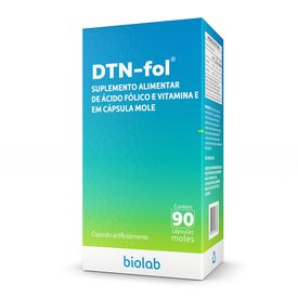 SUPLEMENTO ALIMENTAR DTN-FOL 400MCG/10MG 90 CÁPSULAS
