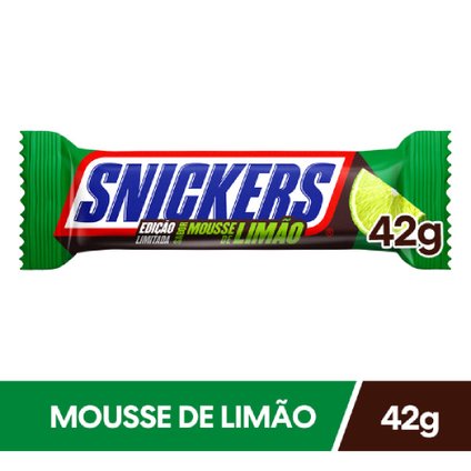 CHOCOLATE SNICKERS MOUSSE DE LIMÃO 42G