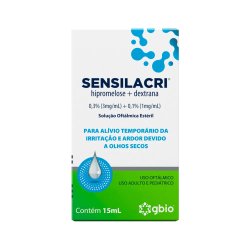Sensilacri 15ml Suloção Oftalmica