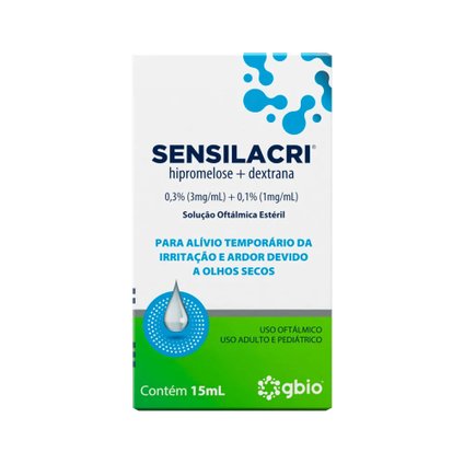 SENSILACRI 15ML SULOÇÃO OFTALMICA