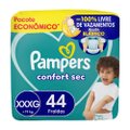 FRALDA PAMPERS CONFORT SEC BAG XXXG 44 UNIDADES