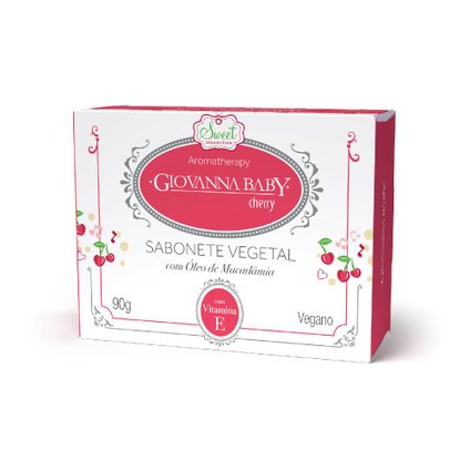 SABONETE EM BARRA GIOVANNA BABY CHERRY 90G