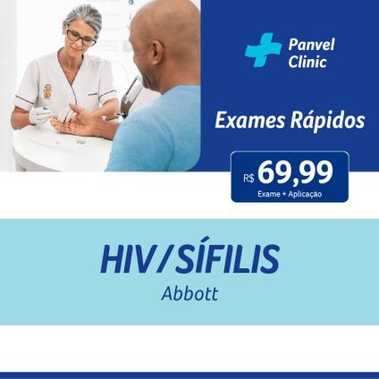 EXAME RÁPIDO HIV/SIFILIS ABBOTT