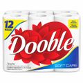 PAPEL HIGIÊNICO DOBLE SOFT FOLHA DUPLA 12 ROLOS 20M CADA