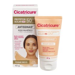 Protetor Solar Facial Antissinais Cicatricure Fps50 Cor Clara 40g