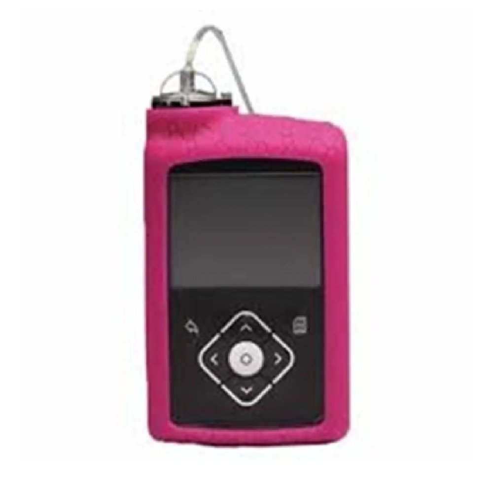 Capa De Silicone Para Bomba De Insulina Rosa Medtronic Acc-822pink - 1 Unidade