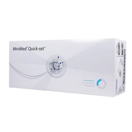 CATETER QUICK SET MEDTRONIC CÂNULA 6MM E TUBO 110CM MMT-398A - 10 UNIDADES