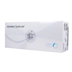 Cateter Quick Set Medtronic Cânula 6mm E Tubo 60cm Mmt-399a - 10 Unidades
