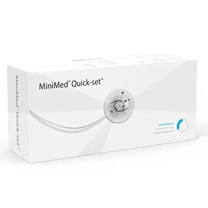 CATETER QUICK SET MEDTRONIC CÂNULA 9MM E TUBO 60CM MMT-397A - 10 UNIDADES
