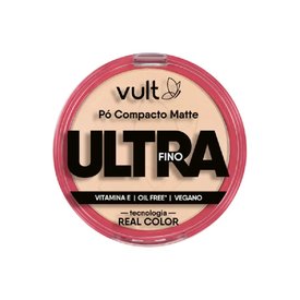PÓ COMPACTO MATTE VULT ULTRA FINO V400 9G