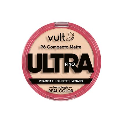 PÓ COMPACTO MATTE VULT ULTRA FINO V400 9G