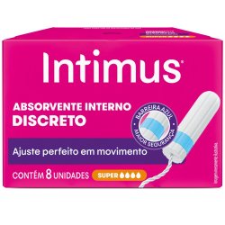 Absorvente Interno Intimus Discreto Super - 8 Unidades
