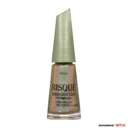 Esmalte Risqué Metálico Bridgerton Uma Abelha Me Contou 8ml