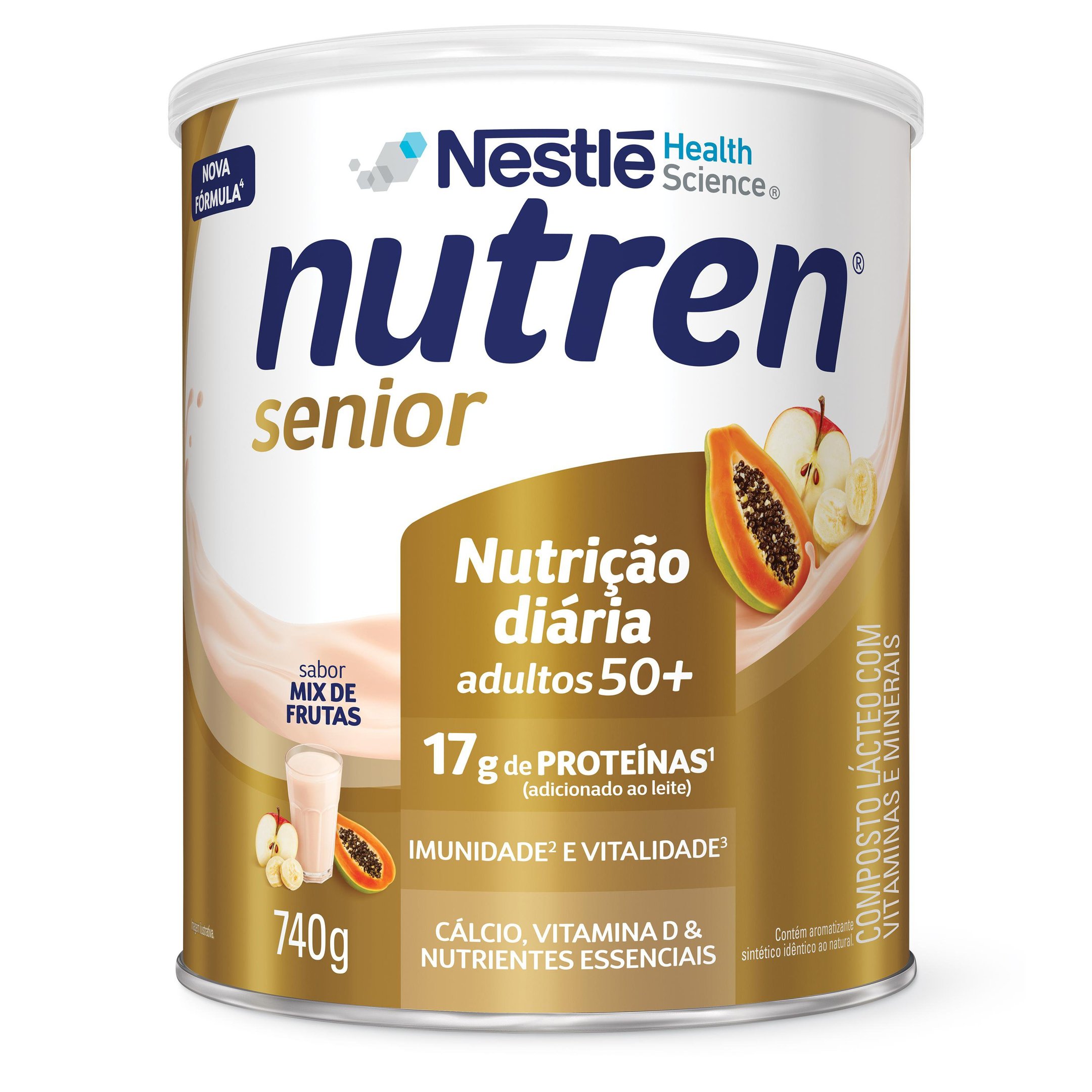 Complemento Alimentar Nutren Senior Mix De Frutas 740g