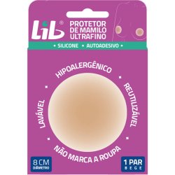 Protetor De Mamilo Ultra Fino Lib 1 Par De Tamanho Único