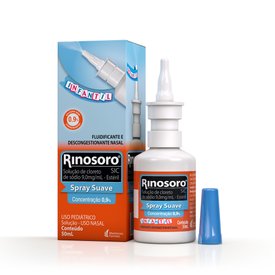 RINOSORO INFANTIL SOLUÇÃO NASAL 0,9% 50ML