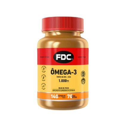 ÔMEGA 3 1000MG FDC 140 CÁPSULAS