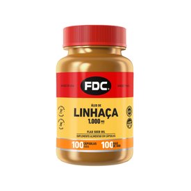 ÓLEO DE LINHAÇA 1000MG FDC 100 CÁPSULAS