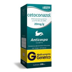 Cetoconazol 20mg/g Shampoo Genérico 100ml