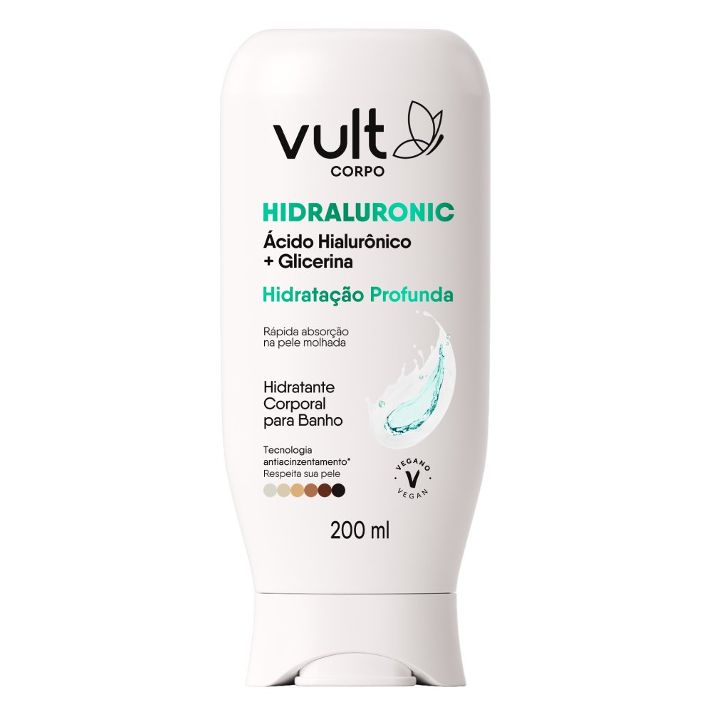 Creme Hidratante De Banho Vult Glicerina 200ml