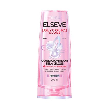 CONDICIONADOR L'OREAL PARIS ELSEVE GLYCOLIC GLOSS 200ML