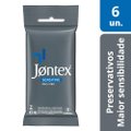 PRESERVATIVO JONTEX SENSITIVE COM 6 UNIDADES