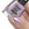 ESMALTE RISQUÉ DIAMOND GEL SEDA LILÁS METÁLICO 9,5ML