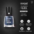 ESMALTE RISQUÉ DIAMOND GEL SOBERT DE MIRTILO 9,5ML