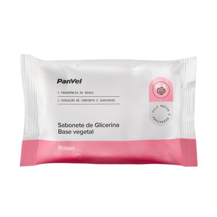 SABONETE EM BARRA GLICERINADO PANVEL ROSAS 85G