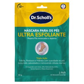 MÁSCARA DR. SCHOLLS PARA PÉS ULTRA ESFOLIANTE 1 PAR 44ML