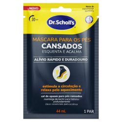 Máscara Dr Scholls Para Pés Cansados Com Aquecimento 1 Par 44ml