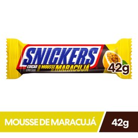 CHOCOLATE SNICKERS MOUSSE DE MARACUJÁ 42G