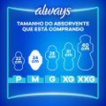 ABSORVENTE ALWAYS ULTRAFINO TAM M COM ABAS 8 UNIDADES