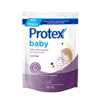 SABONETE LÍQUIDO PROTEX BABY LAVANDA REFIL 180ML